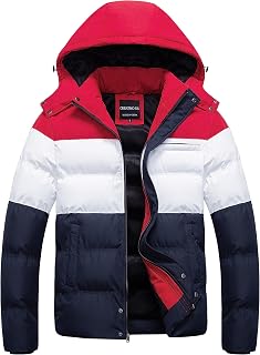 Men's Puffer Jacket Waterproof Winter Parka jacket Warm Thicken Ski Coat