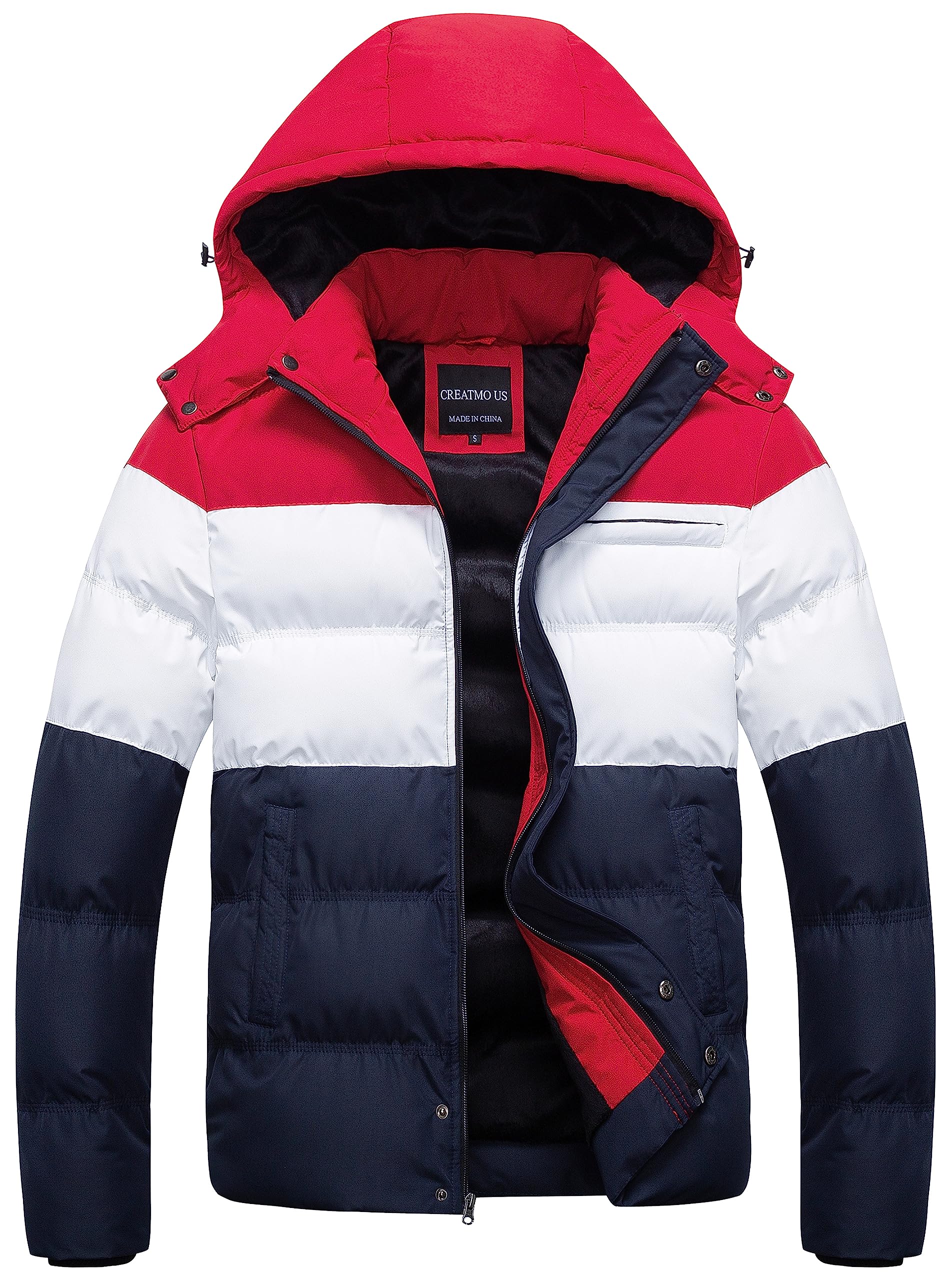 Men's Puffer Jacket Waterproof Winter Parka jacket Warm Thicken Ski Coat