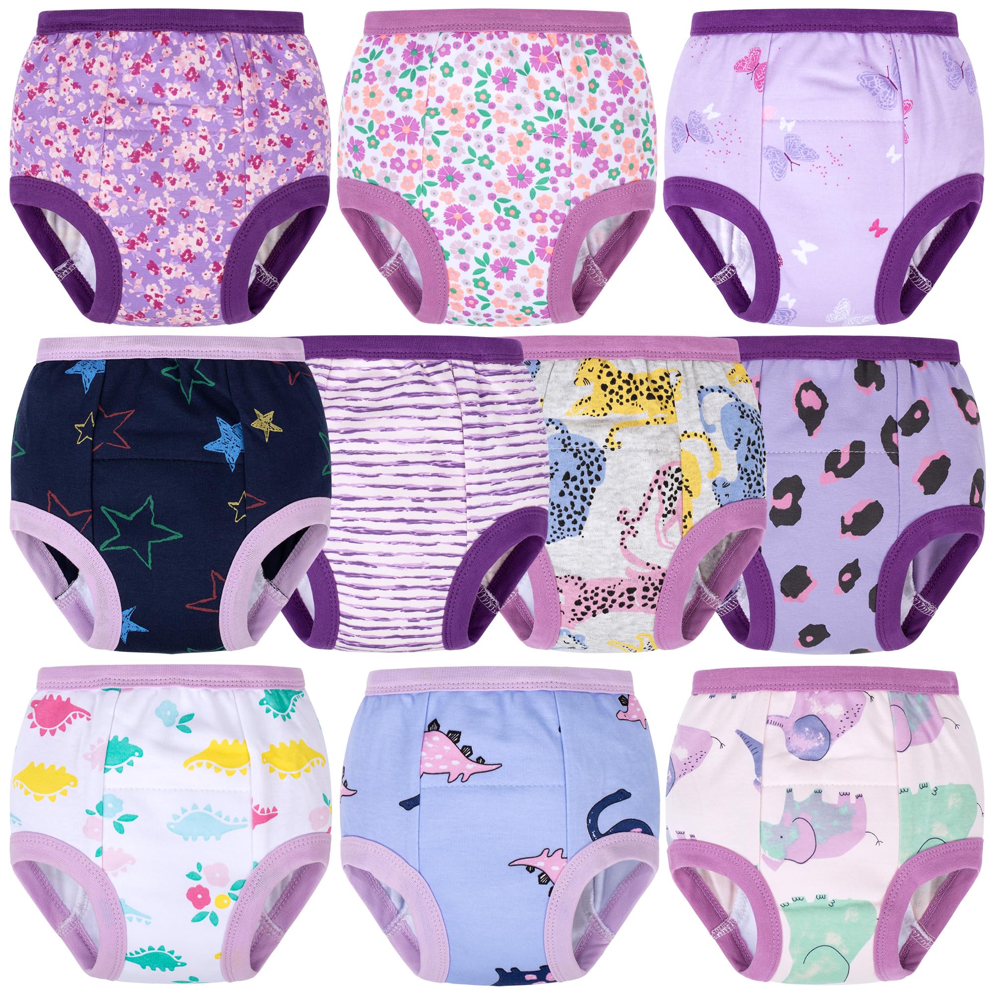 BIG ELEPHANT Toddler Potty Training Underwear, Cotton Training Pants | Soft Abso