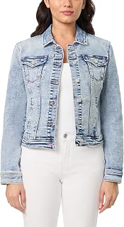 kensie Jeans for Women Forever Denim Outerwear Jacket, Small to X-Large