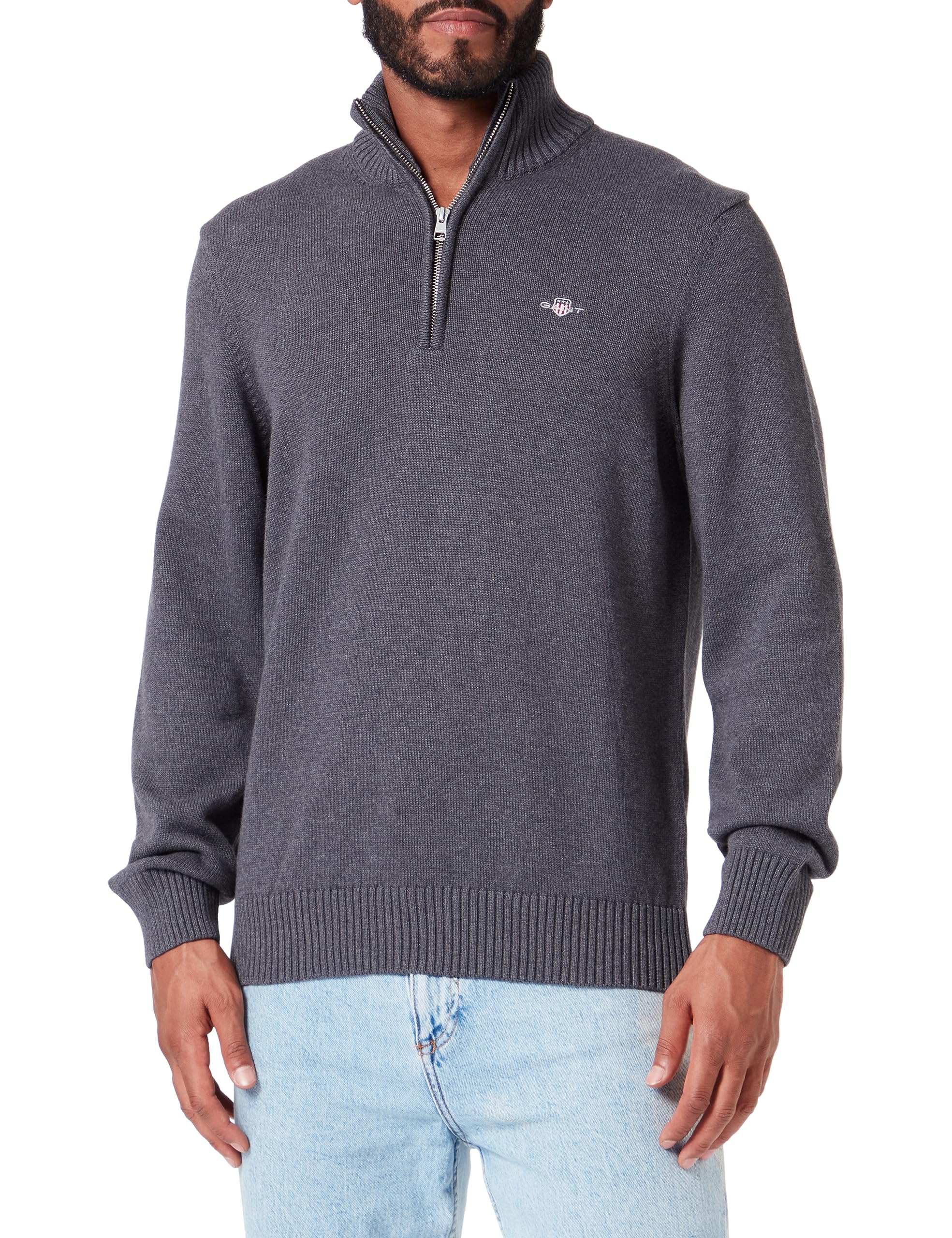 GANT Classic Cotton Halfzip Sweater Men