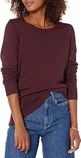 Amazon Essentials Women’s Lightweight Long Sleeve Round Neck Jumper (Available in Plus Sizes)