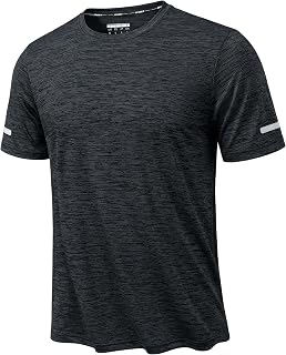 KEFITEVD Men's Quick Dry T-Shirt Lightweight Tops Short Sleeve Sports T-Shirt Breathable Summer