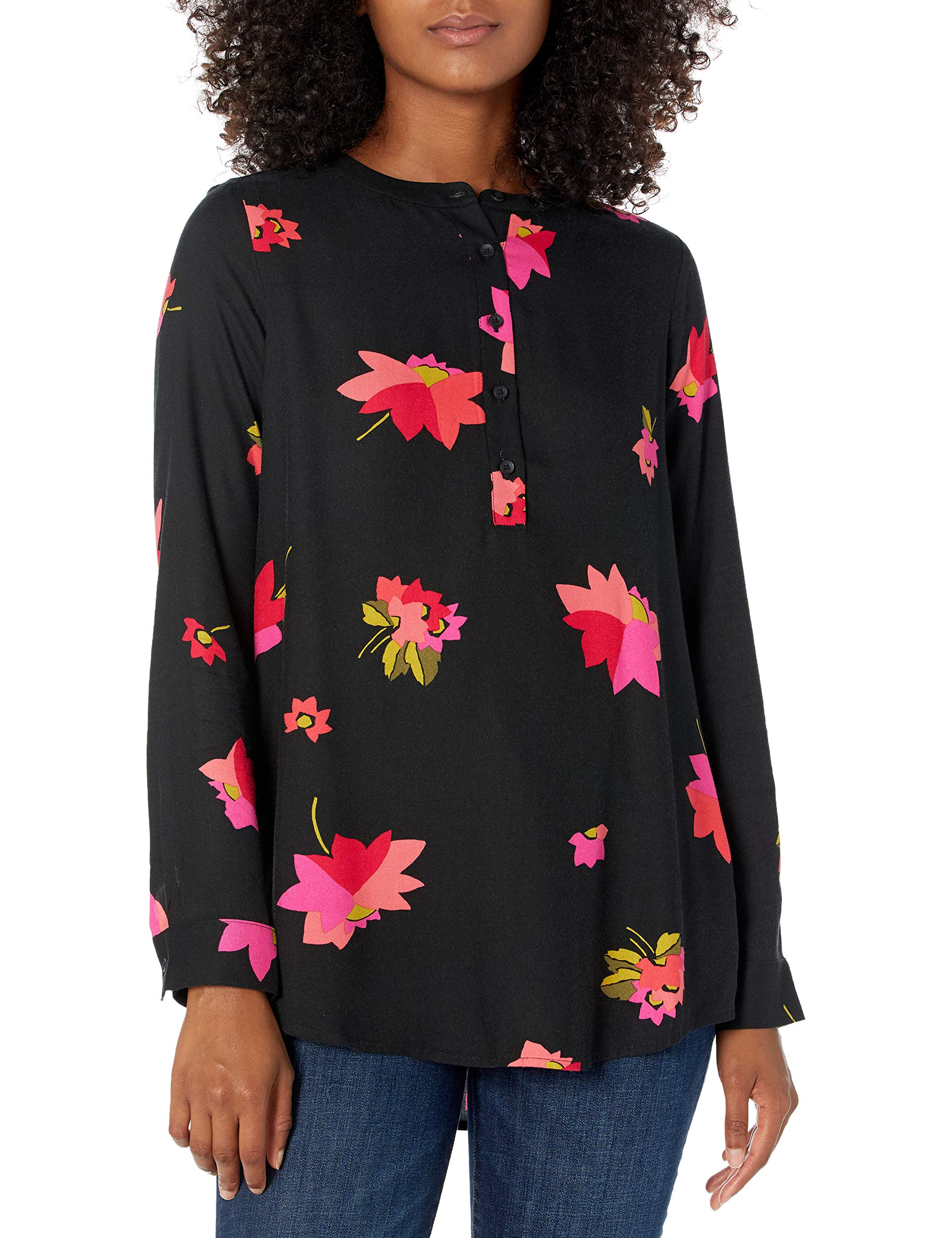 Amazon Essentials Women's Long Sleeve Knit Blouse Tunic