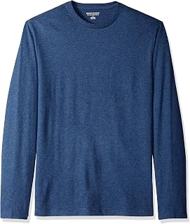 Amazon Essentials Men's Slim-Fit Long Sleeve Cotton T-Shirt, Crew Neck