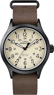 Timex Quartz Analog Watch TW4B018009J, Brown (Dark Brown/Natural), Vintage Style