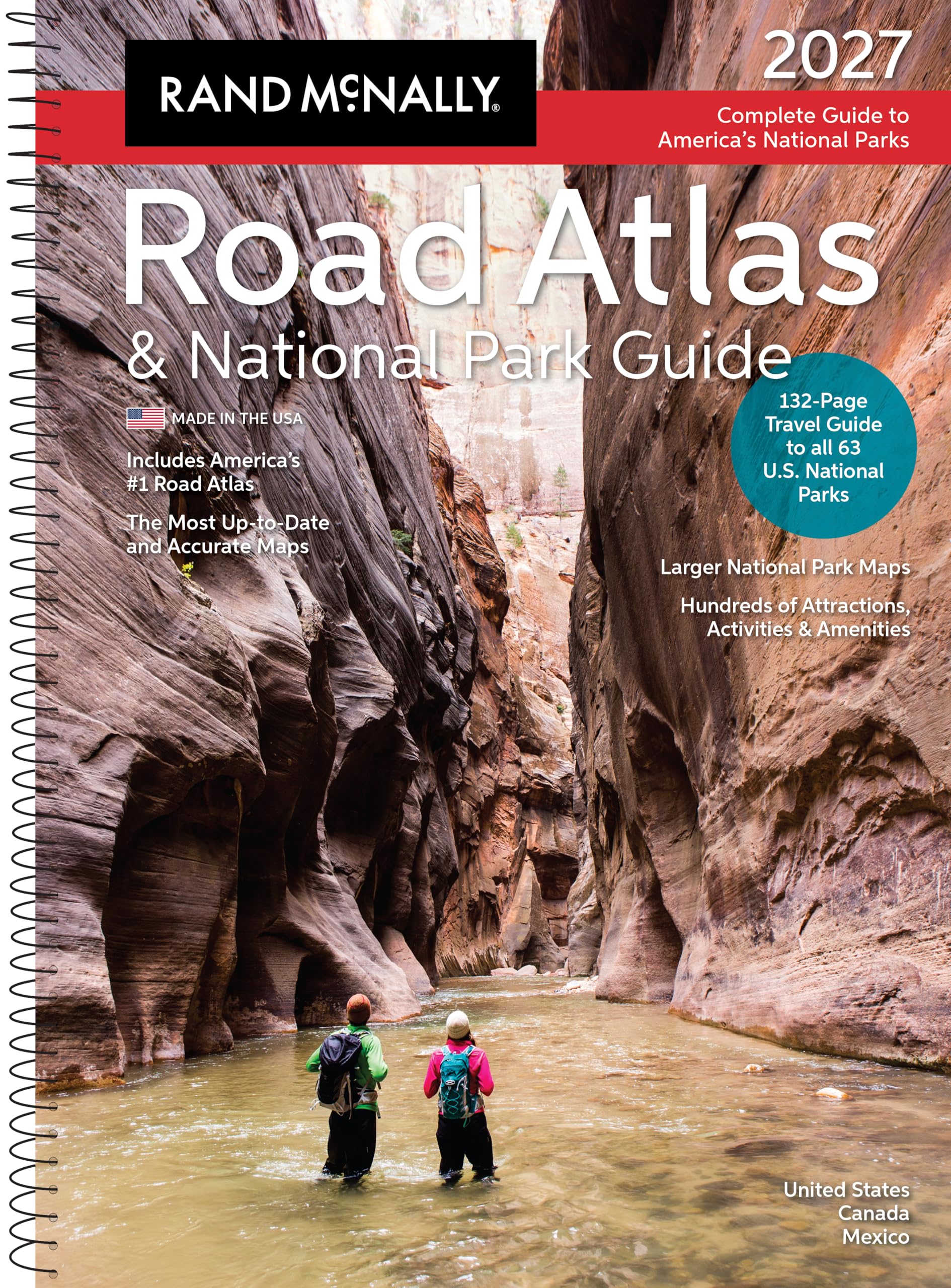 Rand McNally 2027 Road Atlas & National Park Guide