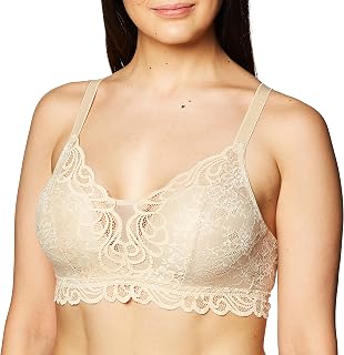 Bali Womens Women's Desire All Over Lace Wirefree Bra Df6591