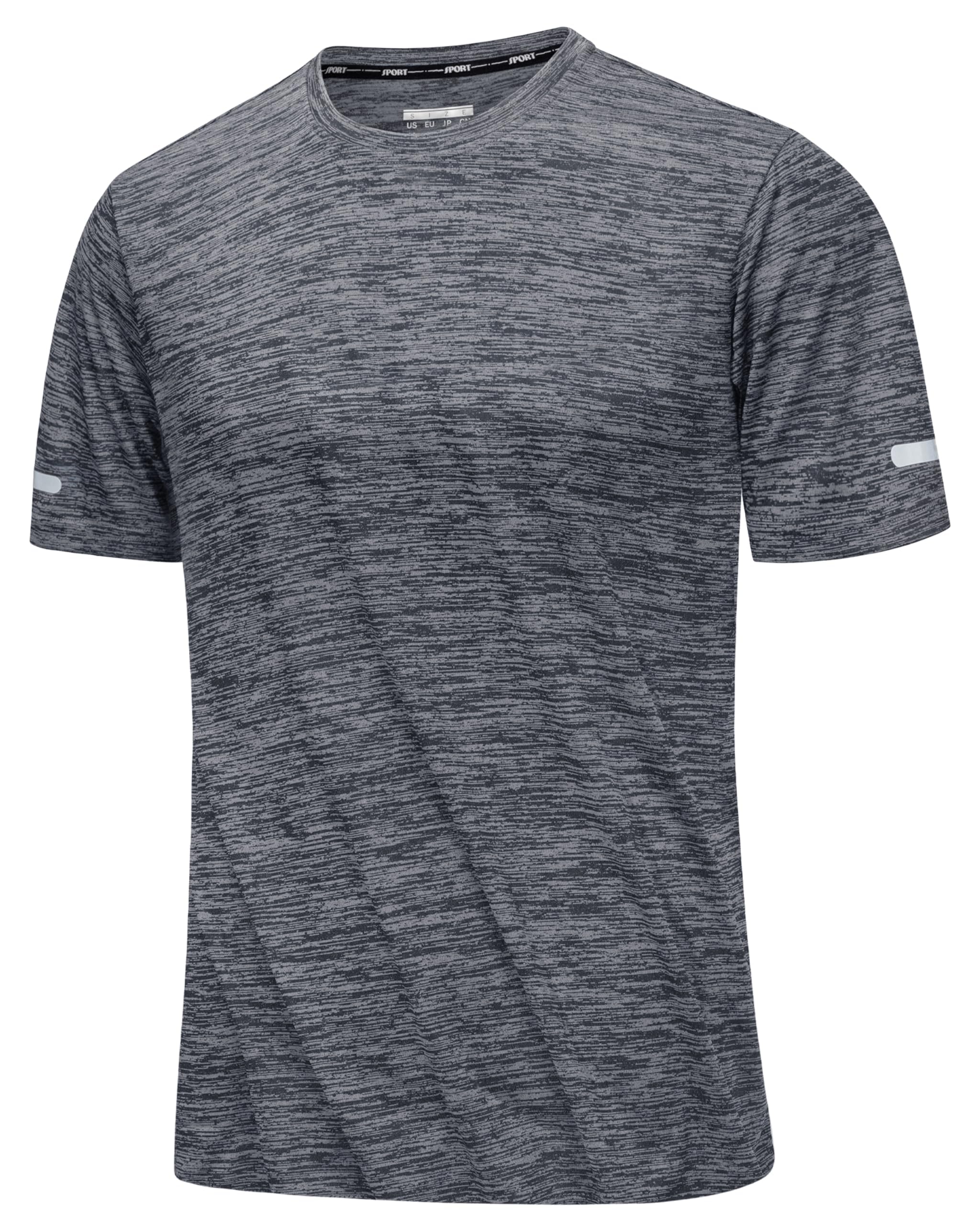 MAGCOMSEN Mens T Shirt Gym Running Sport Shirts Training Quick Dry Lightweight T
