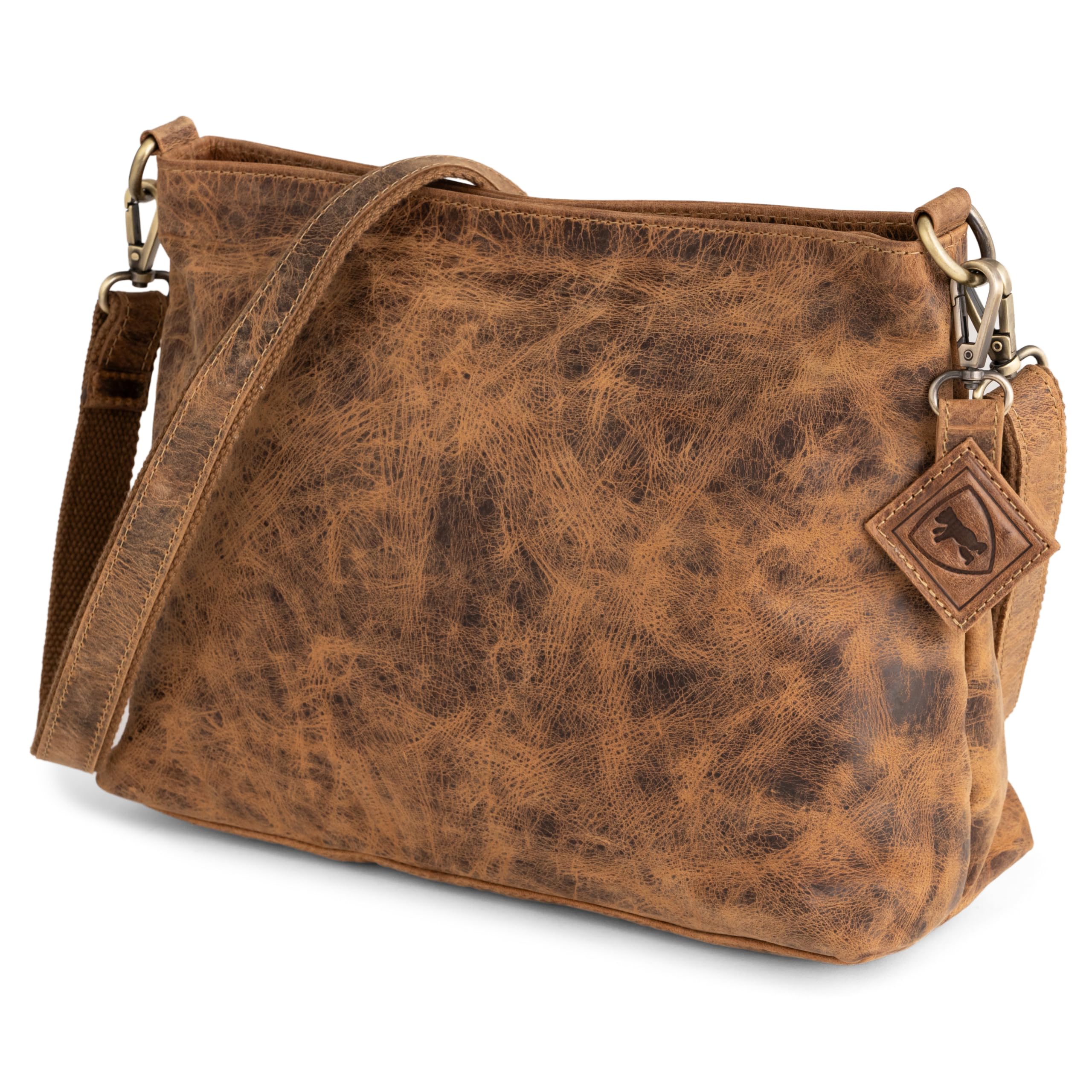 BERLINER BAGS Full Grain Leather Crossbody Purses For Women Marbella S