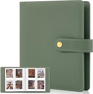 Beautiful Photo Album for 2x3 in Polaroid Photos - Instax Mini Compatible | Safely Holds Your 300+ Pictures of Unique Memories - The Perfect Book to Store Pictures or Trading Collection Cards