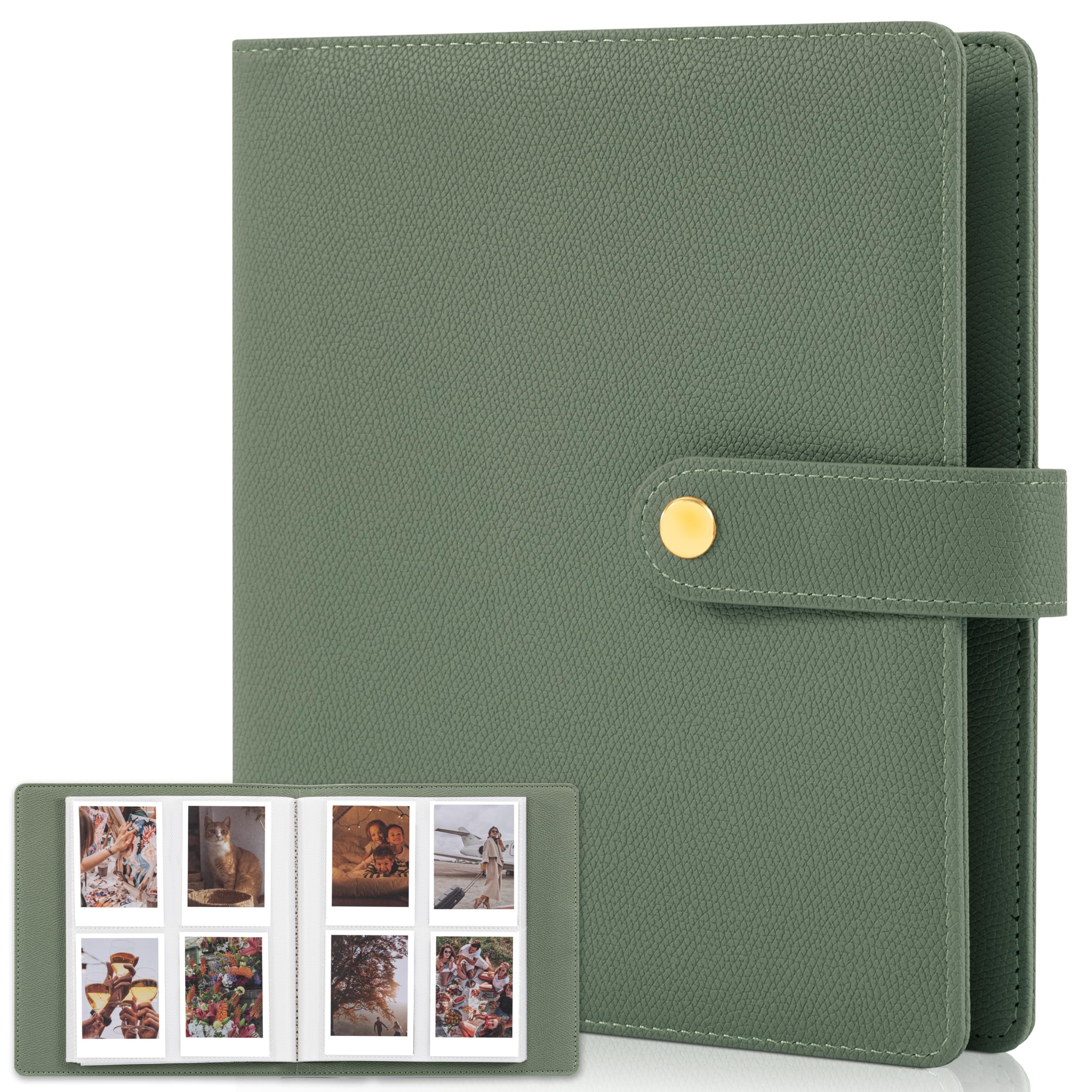 Beautiful Photo Album for 2x3 in Polaroid Photos - Instax Mini Compatible | Safe