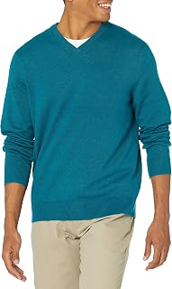 Amazon Essentials Men's V-Neck Sweater (Available in Plus Sizes and Long Lengths)