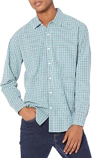 Amazon Essentials Men's Long-Sleeve Casual Poplin Shirt