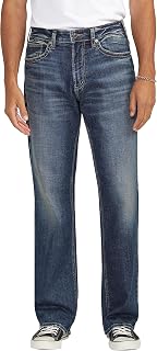 Silver Jeans Co. - Gordie Straight Leg Wide Fit Jeans for Men