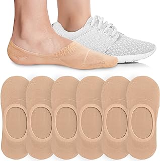 Eedor No Show Socks Women - Low Cut Ankle, Non Slip