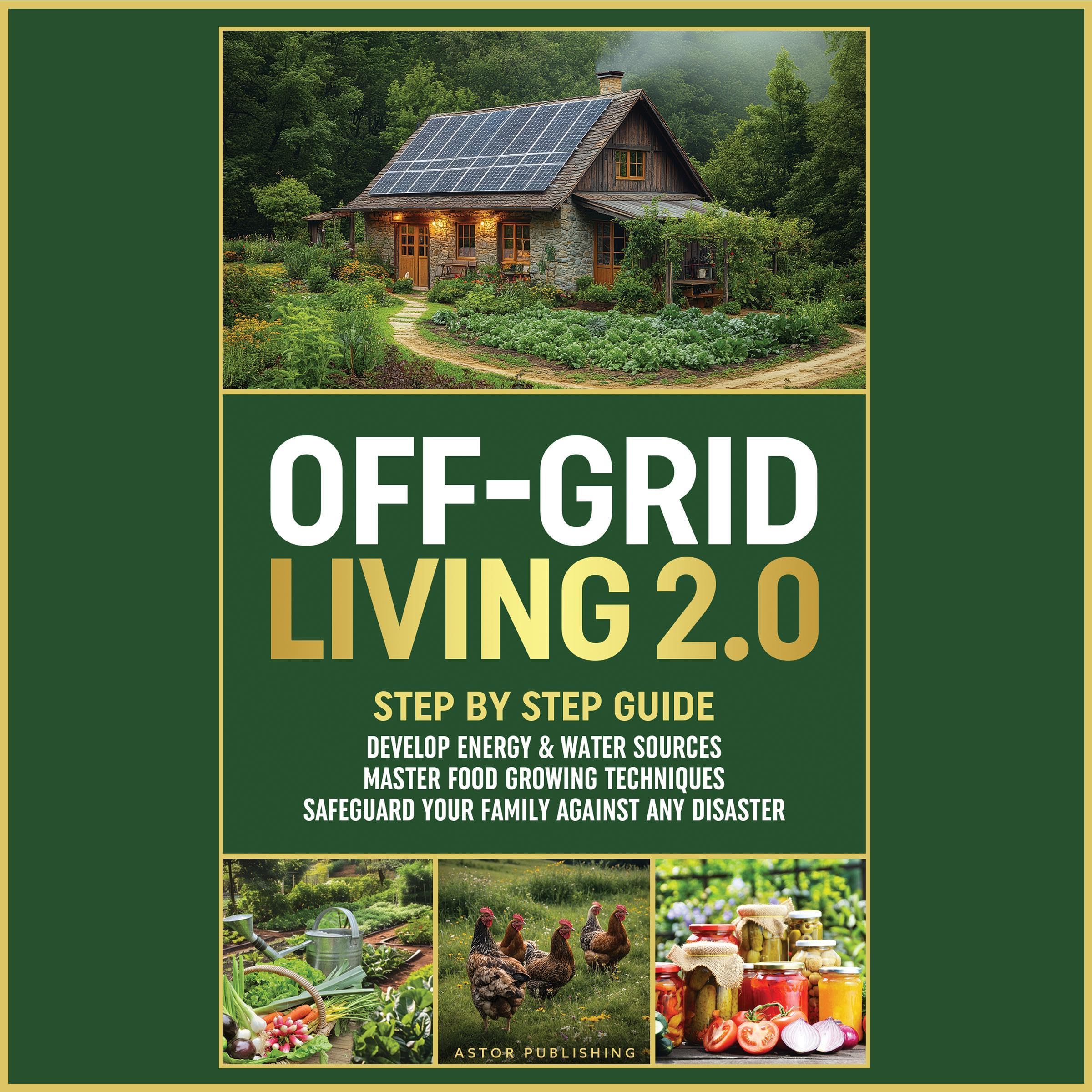 Off-Grid Living 2.0: Step by Step Guide to Develop Energy & Water Sources, Maste