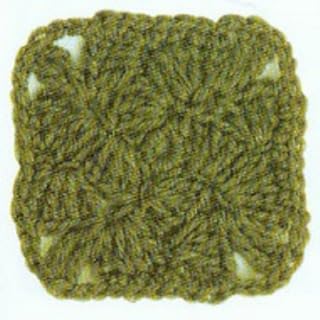 Square Crochet Motif along with Symbolic patterns