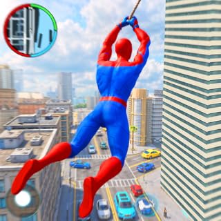 Rope Hero Games 2026 - Spider Fighter: Flying Spider Hero Rescue Game