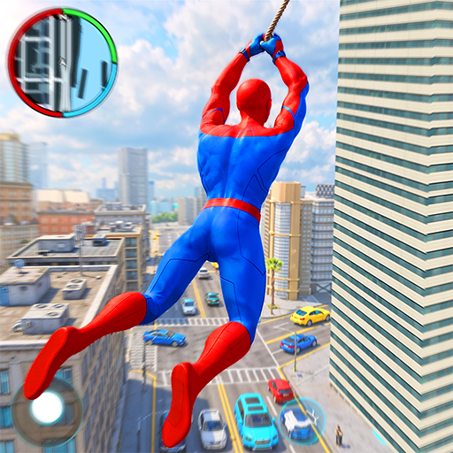 Rope Hero Games 2026 - Spider Fighter: Flying Spider Hero Rescue Game
