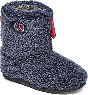 Bedroom Athletics Mens Gosling Snow Tipped Sherpa Slipper Boot Soft Warm Zip Memory Foam Machine Washable