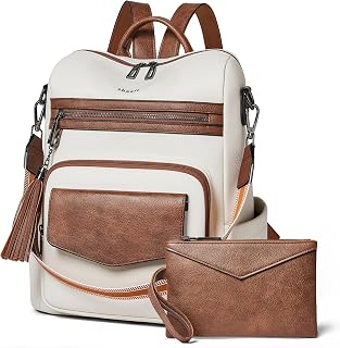 Shrrie Backpack Purse for Women Travel,Convertible Crossbody Shoulder Bag for Ladies with Adjustable Strap for Work College