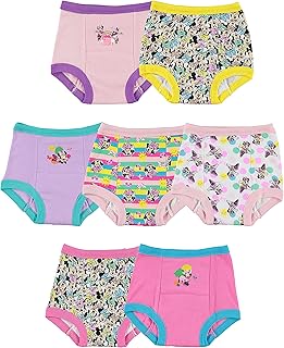 Disney Girls Minnie Mouse Potty Training Pants and Starter Kit with Stickers & Tracking Chart in Sizes 18m, 2t, 3t, 4t