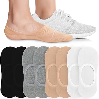 Eedor No Show Socks Women - Low Cut Ankle, Non Slip