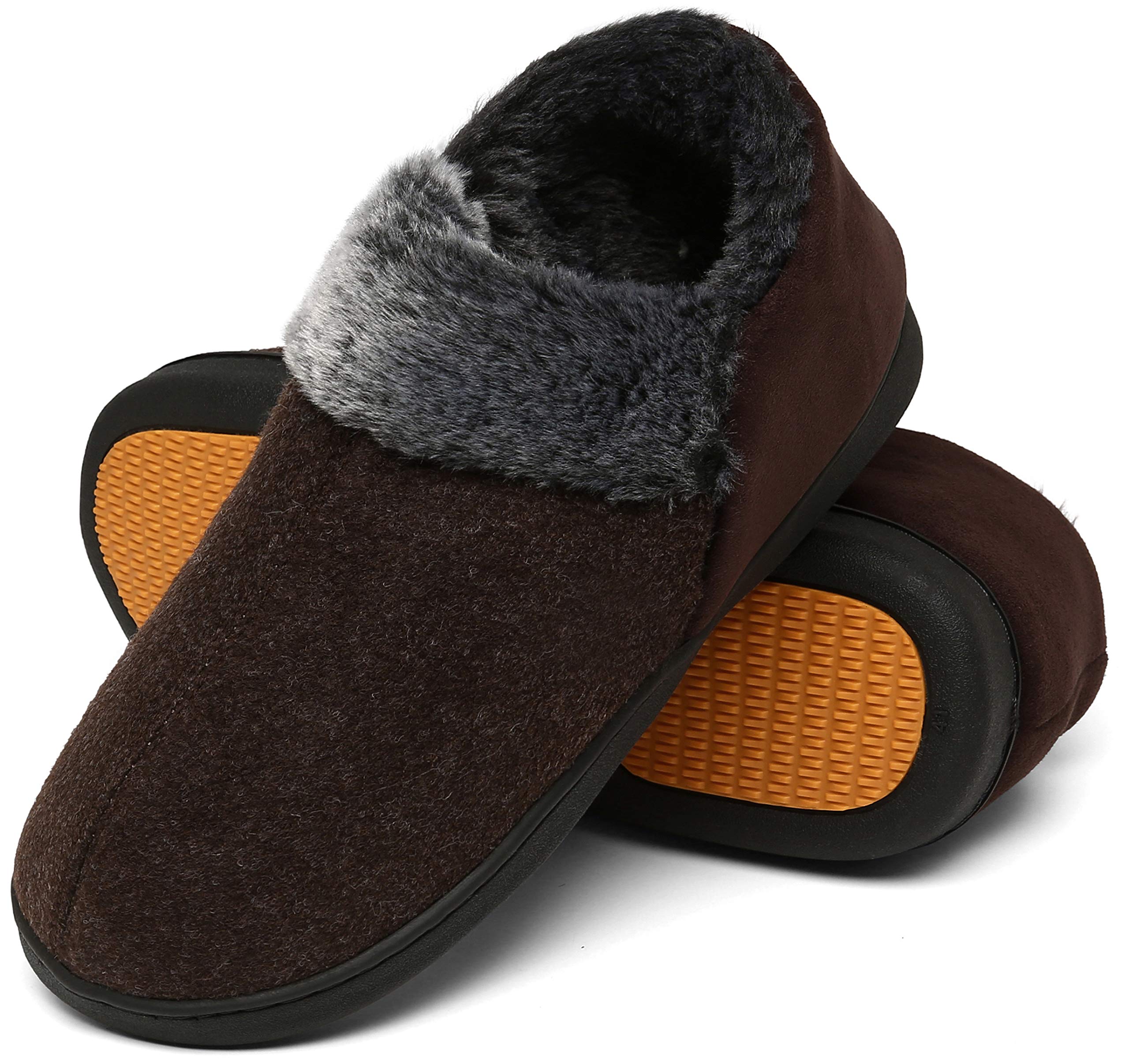 Mishansha Men's Winter House Slippers Warm Slippers Sizes 39-48
