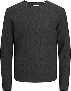 Jack & Jones Men's Jjecooper Knit Crew Neck Noos Knitted Jumper (Pack of 1)