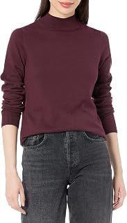Amazon Essentials Women's Lightweight V-Neck Sweatshirt (Available in Plus Size)