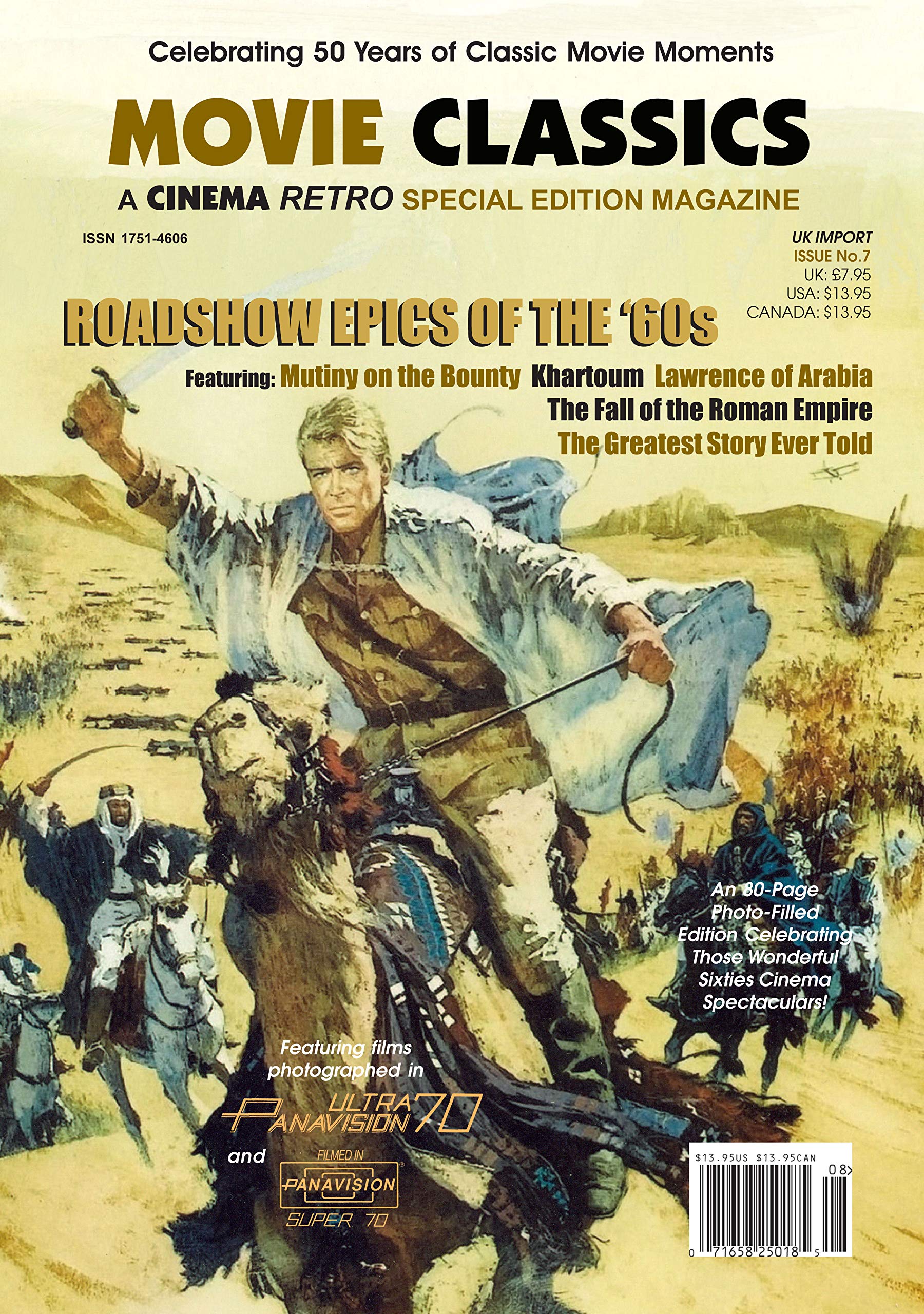 Cinema Retro 70mm Roadshow Epic Films of the 1960s Special Edition Issue