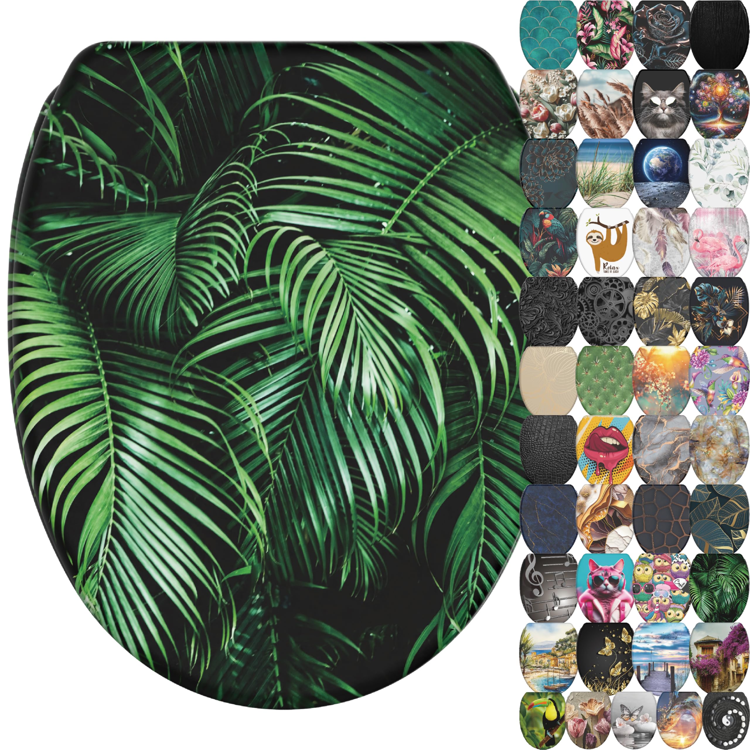 Sanilo Soft Close Toilet Seat, Great Choice of Beautiful Toilet Seats Made of St