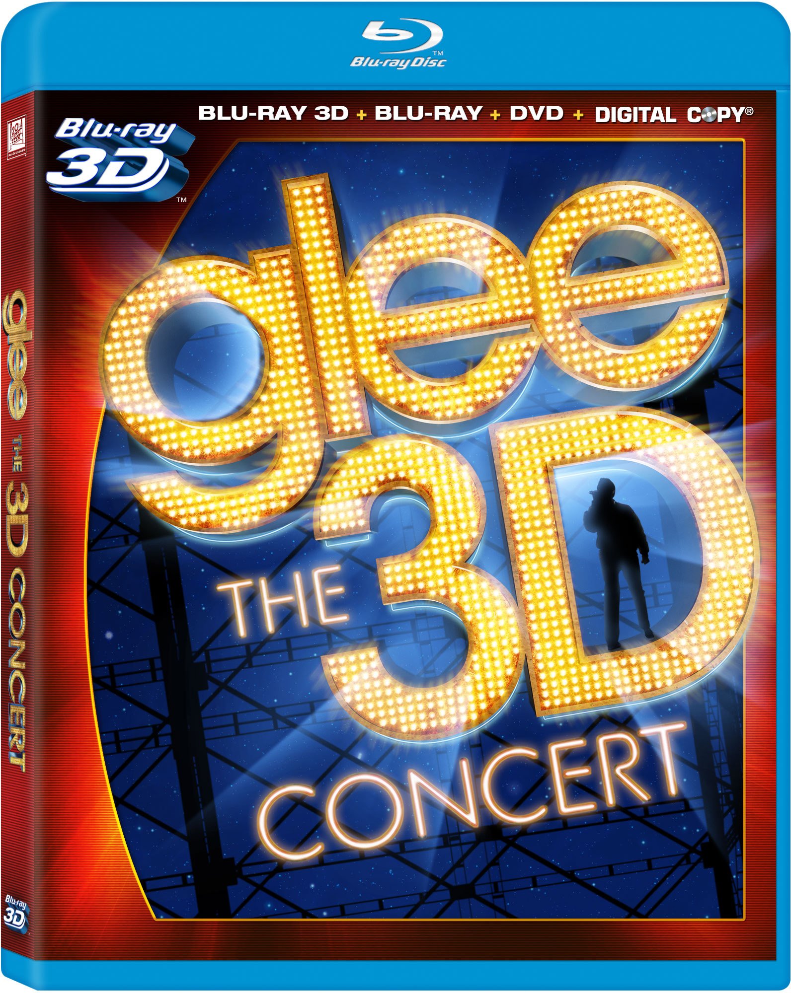 Glee: The 3D Concert [Blu-ray 3D + Blu-ray + DVD + Digital Copy]