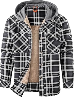 Mr.Stream Woodman Men's Hooded Shirt Plaid