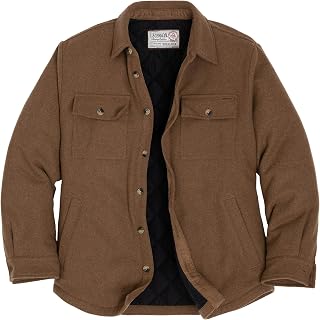Legendary Whitetails Button Up Wool Insulated Shirt Jacket Giacca Camicia Uomo (Pacco da 1)