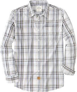 Dubinik® Men's Long-Sleeved Checked Casual Regular Fit Shirt