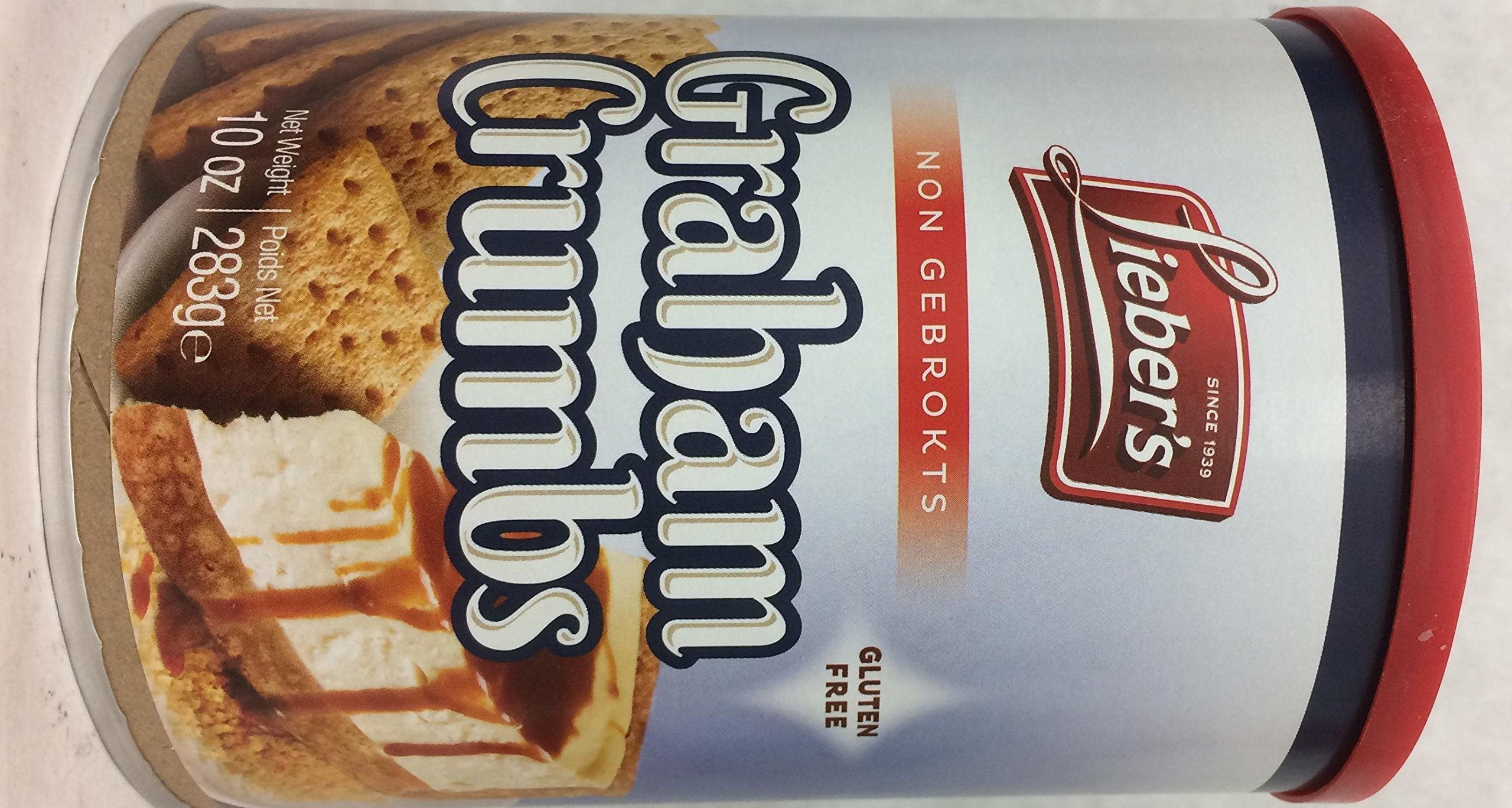 Lieber's Non Gebrokts Gluten Free Graham Crumbs Kosher For Passover 10 oz. Pack 