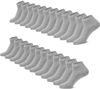 FALARY 10 Paar Sportsocken Sneaker Socken Herren Damen Bio Baumwolle Atmungsaktives Sneakersocken Laufsocken Baumwollsocken Kurze Socks Halbsocken