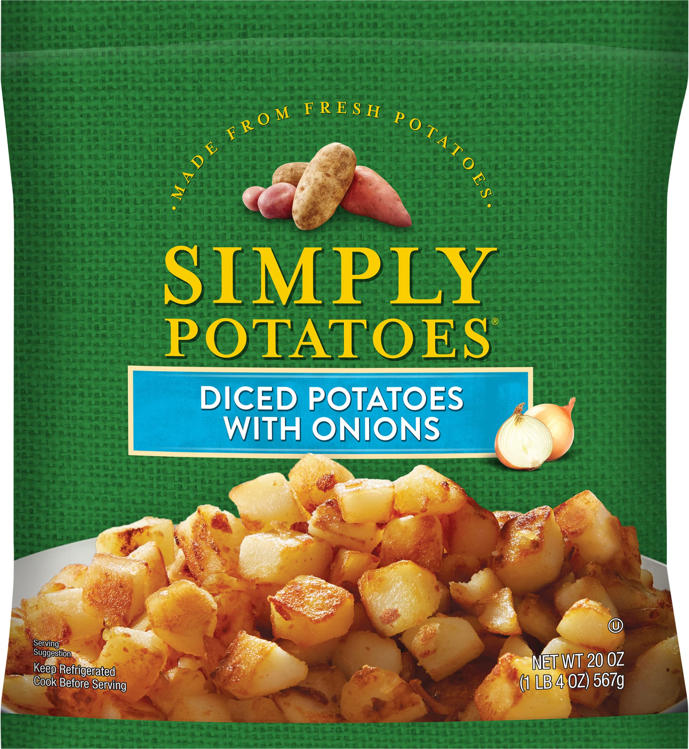Simply Potatoes Diced Potatoes With Onions, 20 Oz | Delicious quick breakfast si