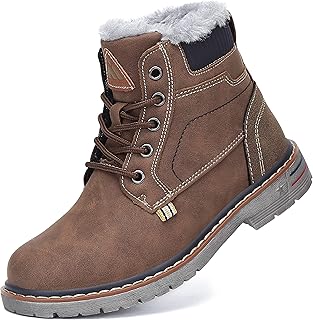 Mishansha Children's Winter Boots Shoes Boys Girls 7-4 UK