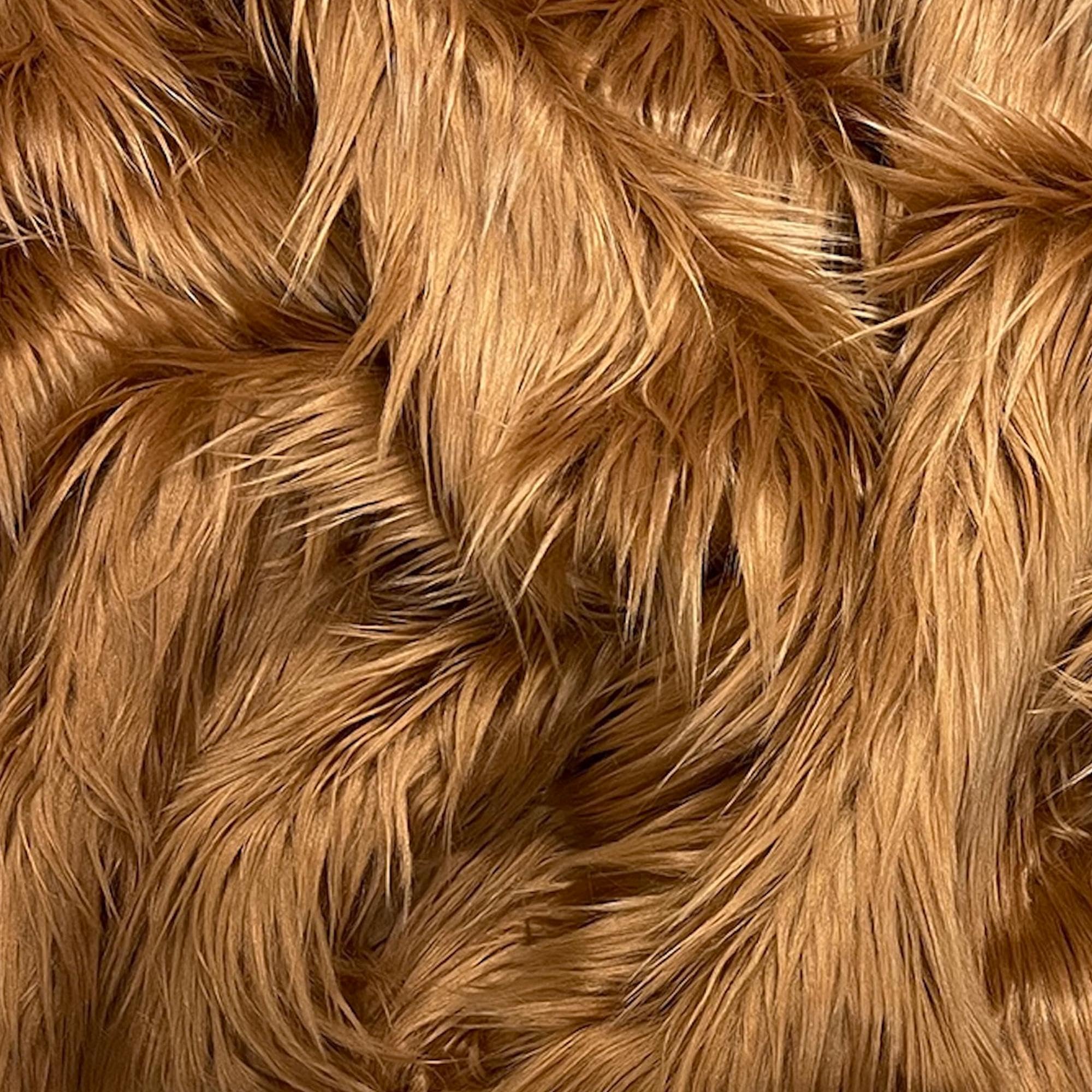 EOVEA Shaggy Faux Fur Fabric by The Yard – 60" Wide | Soft Furry Plush Fabric | 