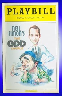 The Odd Couple, Opening Night Broadway playbill + Nathan Lane , Matthew Broderick