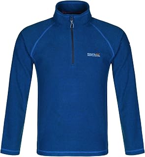 Regatta Mens Montes 1/2 Zip Mini Stripe Outdoor Fleece Pullover