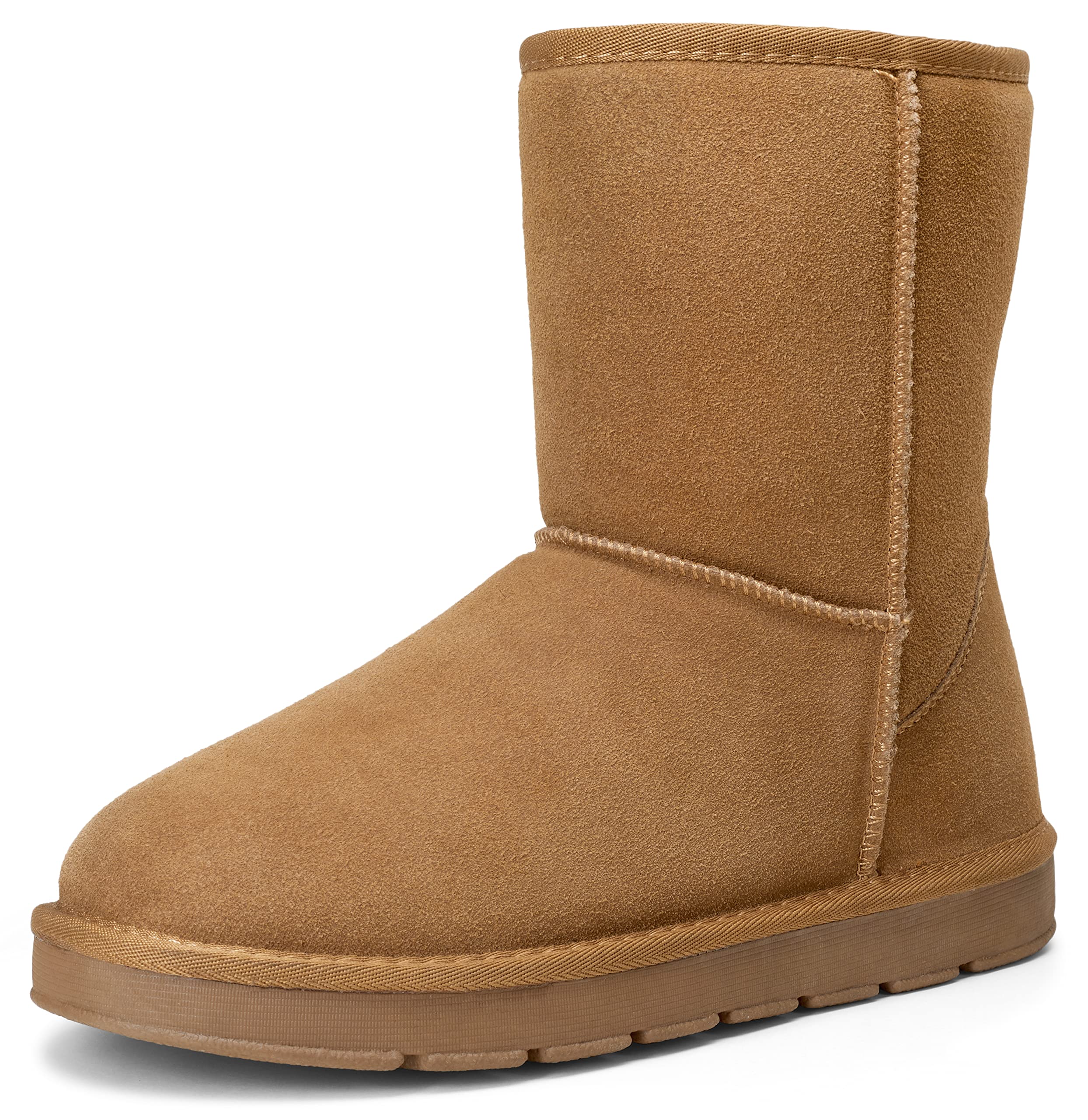 Jousen Men's Winter Boots Fur Lined Suede Snow Boots