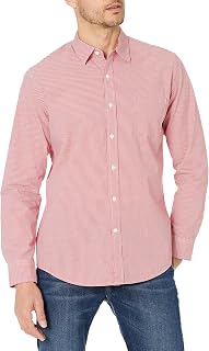 Amazon Essentials Men's Long Sleeve Casual Poplin Shirt