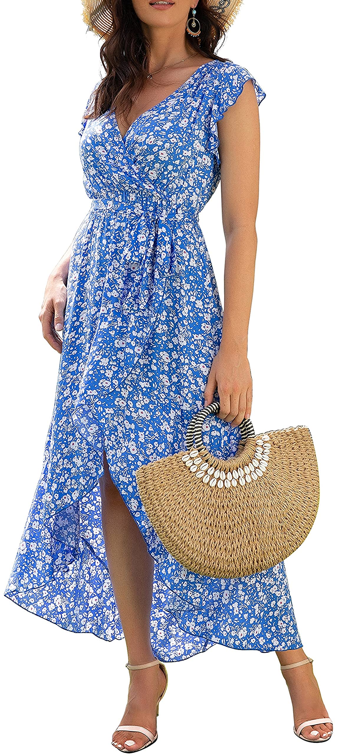 GRECERELLE Flowy Soft Women's Long Dress