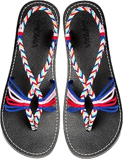Capana Women's Flat Cork Sandals - Strappy Braided Bohemian Beach Sandals, Spring Casual Shoes, Comfy Boho Flats for Teen Girls – Cocoon