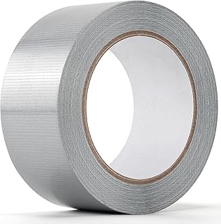 Stick Well Duct Tape, Silver 48mm x 50m, Heavy Duty Gaffer Tape | Strong Waterproof Adhesive | Hand Tearable | Multi-Purpose for Repairs, DIY, Sealing & Packaging | Indoor & Outdoor Use