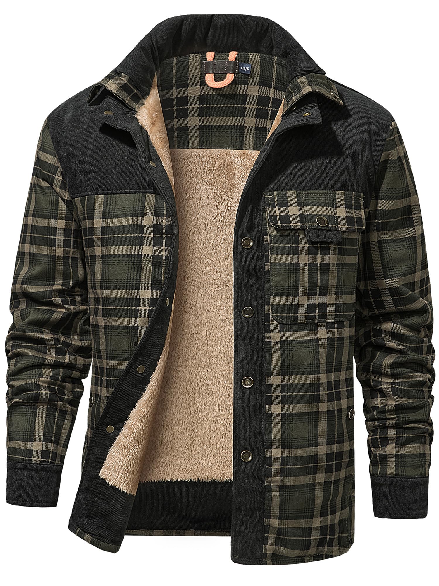 Mr.Stream Woodman Men's Hooded Shirt Plaid